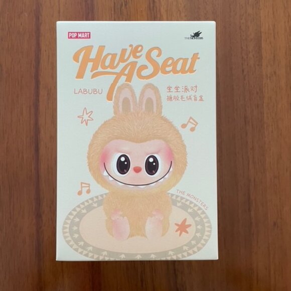 PopMart Authentic New in the box LABUBU Have a Seat Blind Pendant - Picture 1 of 4